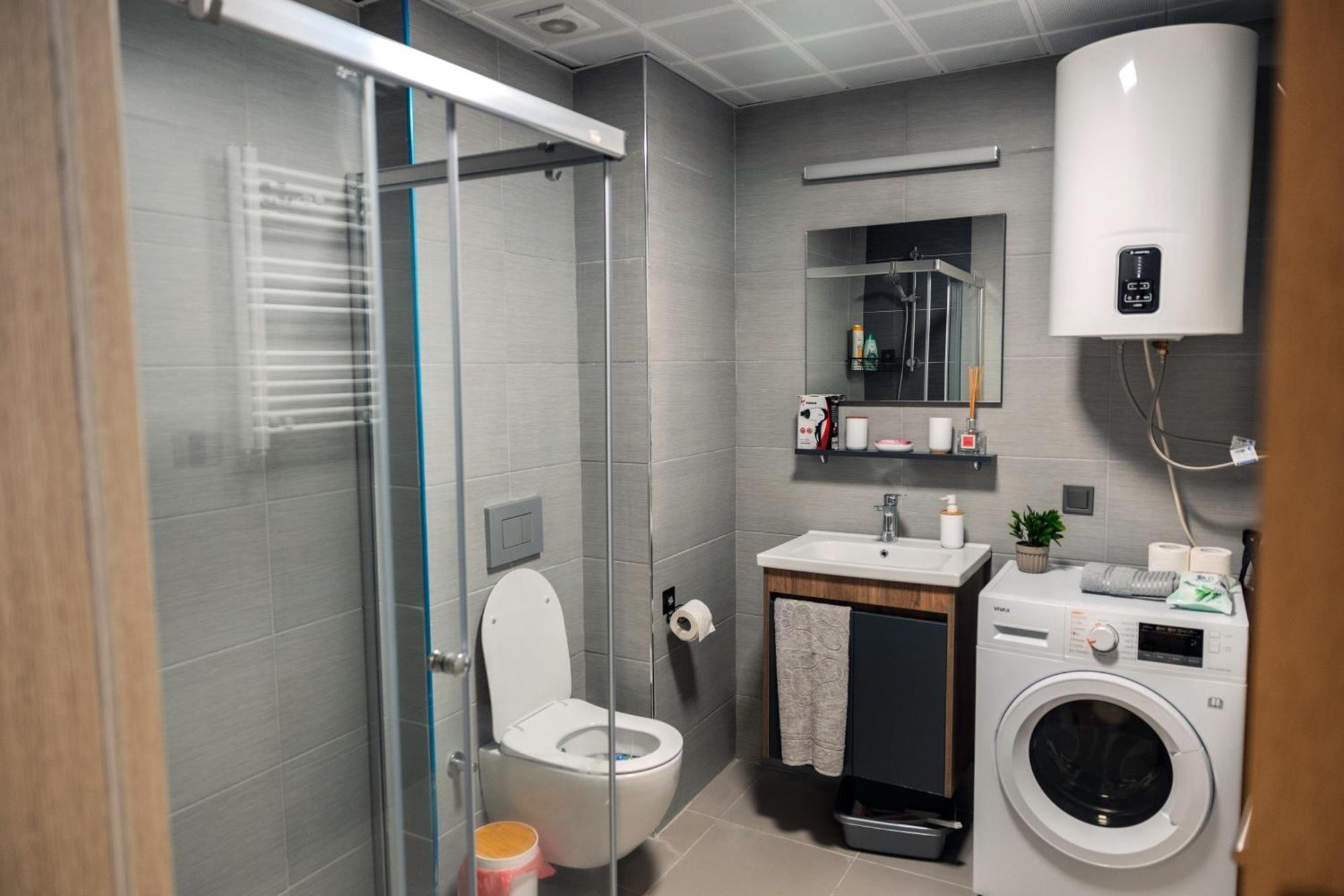 33Rd Floor Twin Apartments In Cevahir Sky City Complex With Pool, Spa, Fitness And Parking Included In Price Скопие Екстериор снимка