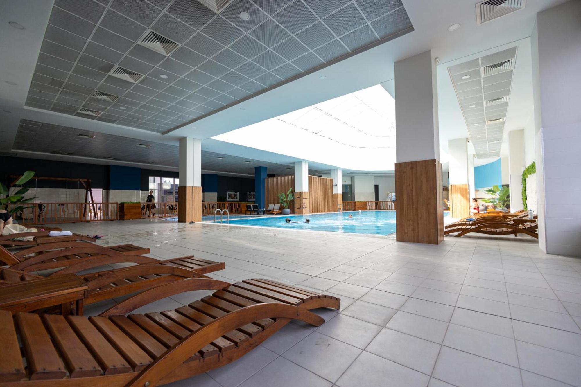 33Rd Floor Twin Apartments In Cevahir Sky City Complex With Pool, Spa, Fitness And Parking Included In Price Скопие Екстериор снимка