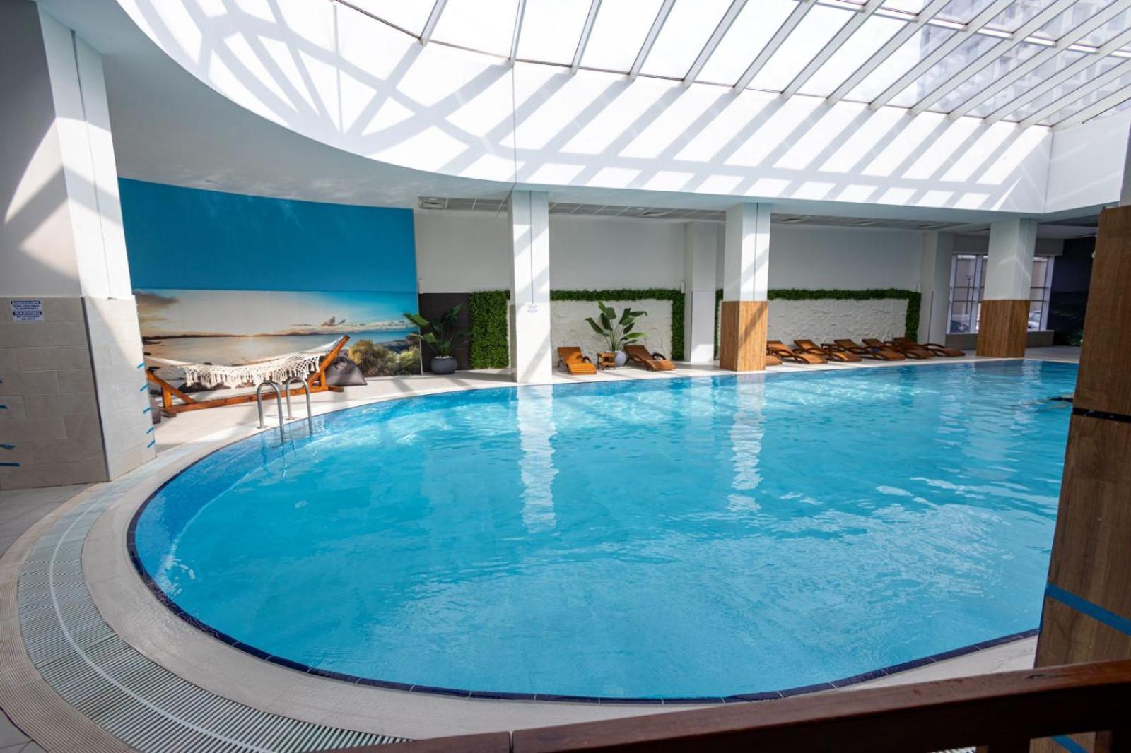 33Rd Floor Twin Apartments In Cevahir Sky City Complex With Pool, Spa, Fitness And Parking Included In Price Скопие Екстериор снимка